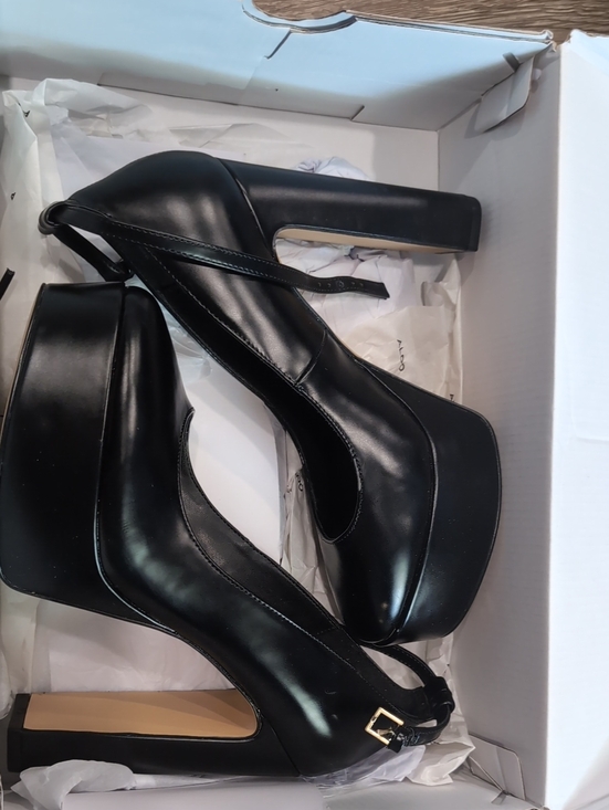 Aldo Shoes - Aldo Black Platform Mary Jane Pumps